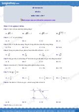 Đề thi học kì 1 Toán 7 - Đề số 4 - Cánh diều